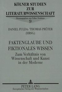 Produktbild: Faktenglaube und fiktionales Wissen