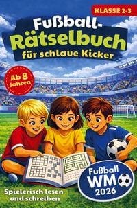 Produktbild: Fu&szlig;ball-R&auml;tselbuch f&uuml;r schlaue Kicker