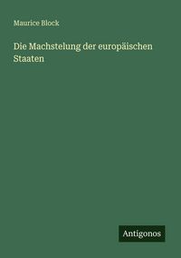 Produktbild: Die Machstelung der europ&auml;ischen Staaten