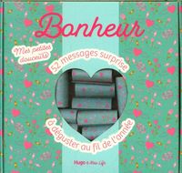 Produktbild: Bonheur : 52 messages surprise &agrave; d&eacute;guster au fil de l'ann&eacute;e