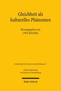 Produktbild: Gleichheit als kulturelles Ph&auml;nomen