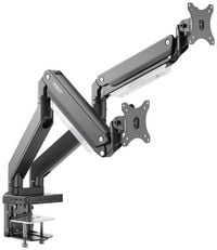 Produktbild: SpeaKa Professional SP-MM-830 Monitor-Tischhalterung 2 Display(s) 43,2cm (17\") - 88,9cm (35\") Matt Black Schwenkbar, Neigbar