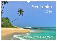 Produktbild: Sri Lanka, Palmen, Strand und Meer (Wandkalender 2026 DIN A3 quer), CALVENDO Monatskalender