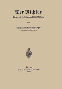 Produktbild: Der Richter Wesen und verfassungsrechtliche Stellung