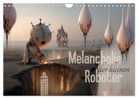 Produktbild: Die Melancholie der kleinen Roboter (Wandkalender 2026 DIN A4 quer), CALVENDO Monatskalender