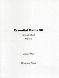 Produktbild: Essential Maths 9H Homework Answers