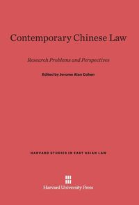 Produktbild: Contemporary Chinese Law