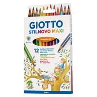 Produktbild: GIOTTO Buntstifte Stilnovo Maxi 12 St&uuml;ck Kartonetui