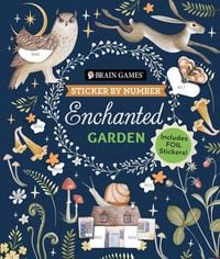 Produktbild: Brain Games - Sticker by Number: Enchanted Garden (24 Images to Sticker)