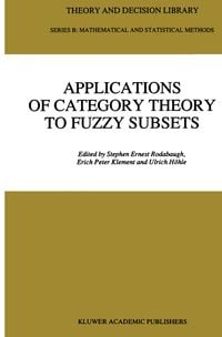 Produktbild: Applications of Category Theory to Fuzzy Subsets