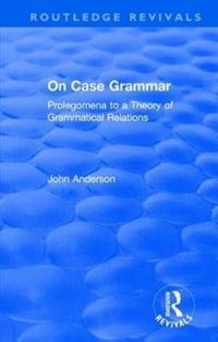 Produktbild: Anderson, J: On Case Grammar
