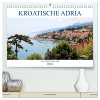 Produktbild: Kroatische Adria - Von Opatija bis Krk (hochwertiger Premium Wandkalender 2026 DIN A2 quer), Kunstdruck in Hochglanz
