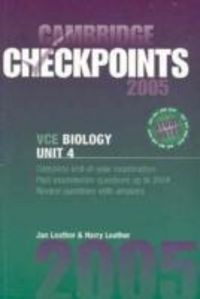 Produktbild: Cambridge Checkpoints Vce Biol