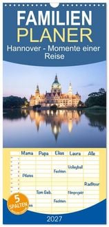 Produktbild: Familienplaner 2027 - Hannover - Momente einer Reise mit 5 Spalten (Wandkalender, 21 x 45 cm) CALVENDO