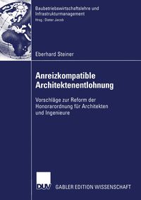 Produktbild: Anreizkompatible Architektenentlohnung