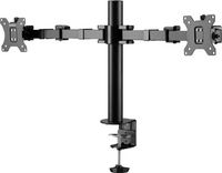Produktbild: SpeaKa Professional SP-MM-220 Monitorhalterung 2 Display(s) 43,2 cm (17") - 81,3 cm (32") Schwarz Neigbar, Schwenkbar, Drehbar