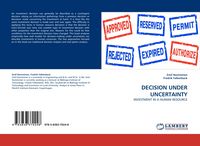 Produktbild: DECISION UNDER UNCERTAINTY