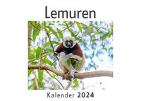 Produktbild: Lemuren (Wandkalender 2024, Kalender DIN A4 quer, Monatskalender im Querformat mit Kalendarium, Das perfekte Geschenk)