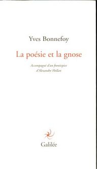Produktbild: La po&eacute;sie et la gnose