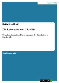 Produktbild: Die Revolution von 1848/49