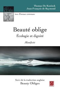 Produktbild: Beaut&eacute; oblige. &Eacute;cologie et dignit&eacute;. Manifeste