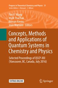Produktbild: Concepts, Methods and Applications of Quantum Systems in Chemistry and Physics