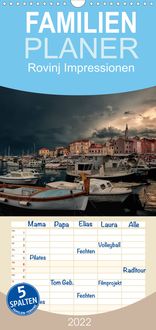 Produktbild: Familienplaner Rovinj Impressionen (Wandkalender 2022 , 21 cm x 45 cm, hoch)