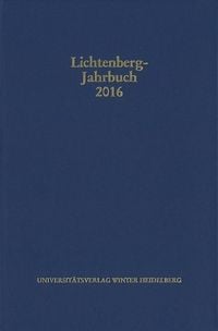 Produktbild: Lichtenberg-Jahrbuch 2016