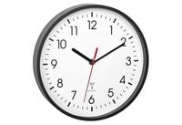 Produktbild: TFA Dostmann 60.3550.01 Funk Wanduhr 24.5cm x 42mm Schwarz
