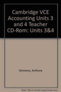 Produktbild: Cambridge Vce Accounting Units 3 and 4 Teacher CD-ROM