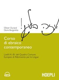 Produktbild: Corso di ebraico contemporaneo. Livelli A1-B1 del quadro comune europeo di riferimento per le lingue