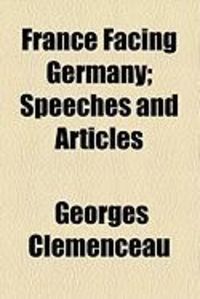 Produktbild: France Facing Germany; Speeches and Articles