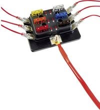 Produktbild: SecoR&uuml;t FHA506 LED Stromkreisverteiler Flachsicherung Standard Pole 6 30A 1St.