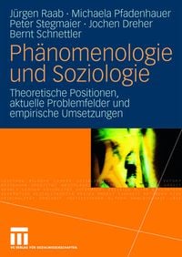 Produktbild: Ph&auml;nomenologie und Soziologie