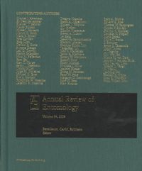 Produktbild: Annual Review of Entomolgy W/Online Vol 54