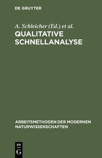 Produktbild: Qualitative Schnellanalyse