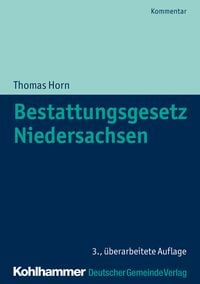 Produktbild: Bestattungsgesetz Niedersachsen