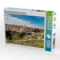 Produktbild: CALVENDO Puzzle Matera und die Schlucht der Gravina di Matera | 1000 Teile Lege-Gr&ouml;&szlig;e 64x48cm Foto-Puzzle f&uuml;r gl&uuml;ckliche Stunden