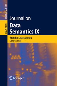 Produktbild: Journal on Data Semantics IX