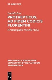 Produktbild: Protrepticus. Ad fidem codicis Florentini