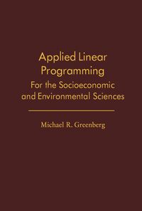 Produktbild: Applied Linear Programming