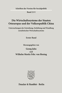 Produktbild: Die Wirtschaftssysteme der Staaten Osteuropas und der Volksrepublik China.