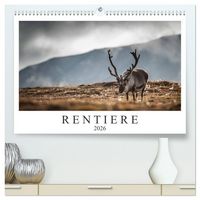 Produktbild: Rentiere (hochwertiger Premium Wandkalender 2026 DIN A2 quer), Kunstdruck in Hochglanz