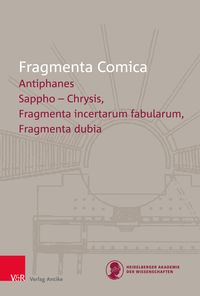 Produktbild: FrC 19.3 Antiphanes frr. 194-330