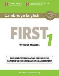 Produktbild: Cambridge English First 1 for Revised Exam from 2015 Student's Book Without Answers