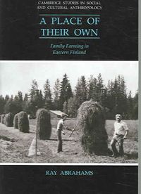 Produktbild: A Place of Their Own
