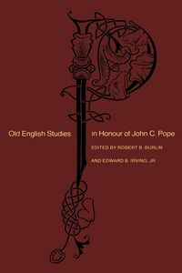 Produktbild: Old English Studies in Honour of John C. Pope