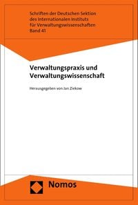 Produktbild: Verwaltungspraxis und Verwaltungswissenschaft