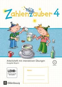Produktbild: Zahlenzauber - Mathematik f&uuml;r Grundschulen - Ausgabe Bayern 2014 - 4. Jahrgangsstufe