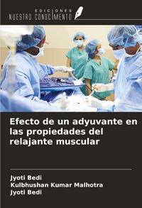 Produktbild: Efecto de un adyuvante en las propiedades del relajante muscular